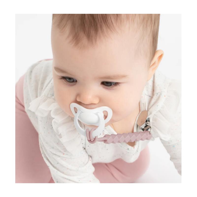 Infantino - All-In-One Pacigrip Silicone Holder 2Pk, Dusty Rose Image 4