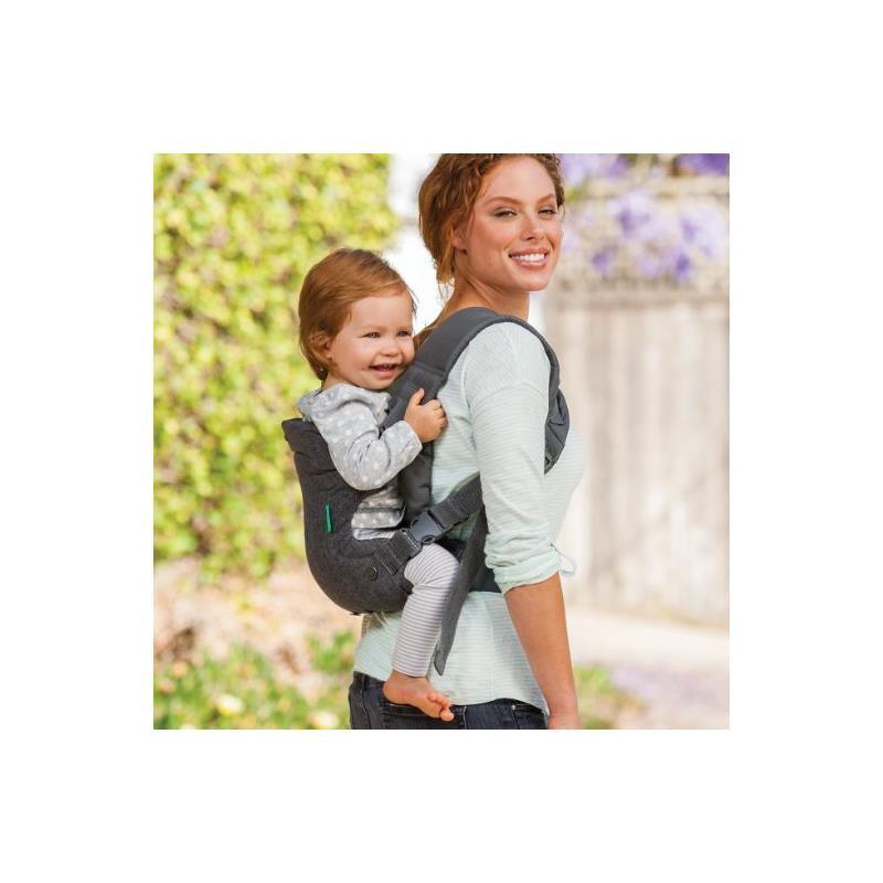 Infantino Flip Advanced 4-in-1 Convertible Carrier, Light Grey Image 3