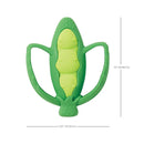 Infantino - Lil' Nibbles Textured Silicone Teether, Peas Image 4