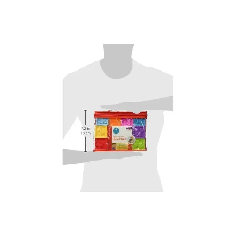 Infantino Squeeze & Stack Block Set, Multicolor Image 4