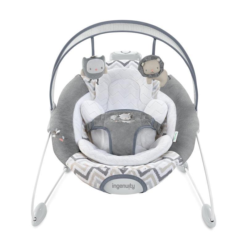 Ingenuity - SmartBounce Automatic Baby Bouncer Seat with White Noise, Braden Image 7