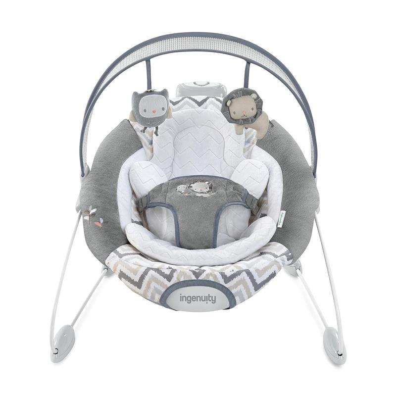 Ingenuity - SmartBounce Automatic Baby Bouncer Seat with White Noise, Braden Image 9