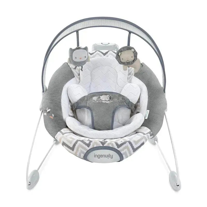 Ingenuity - SmartBounce Automatic Baby Bouncer Seat with White Noise, Braden Image 9