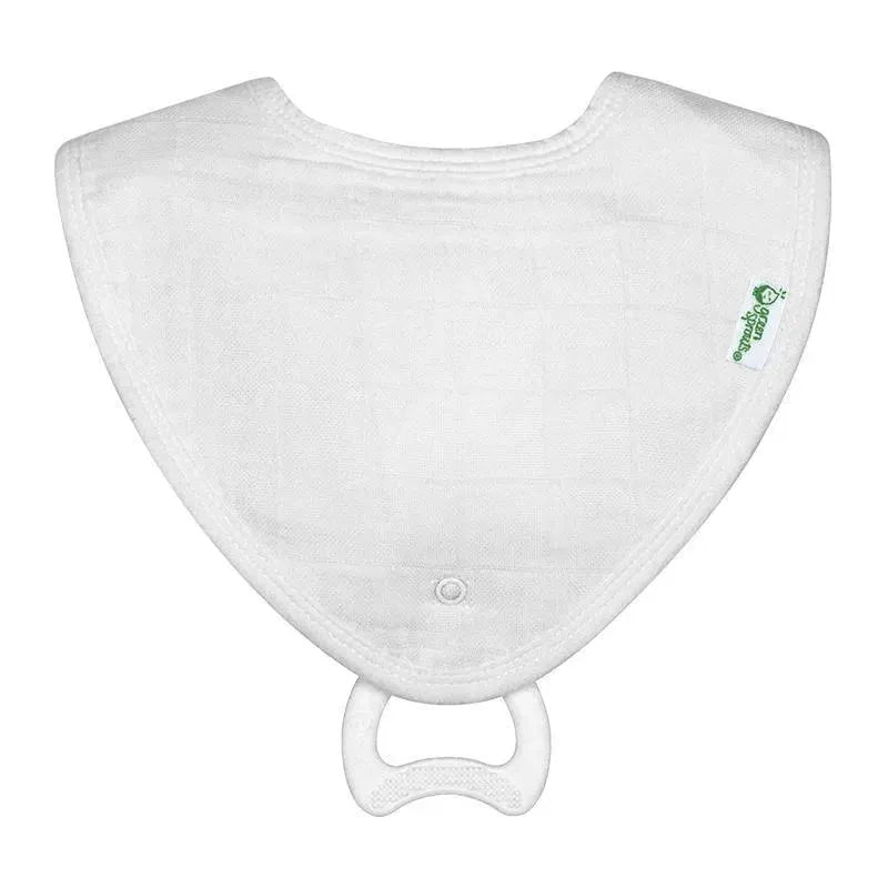 Iplay - 3 Pk Muslin Stay-Dry Teether Bibs, White 0/12 Months Image 6