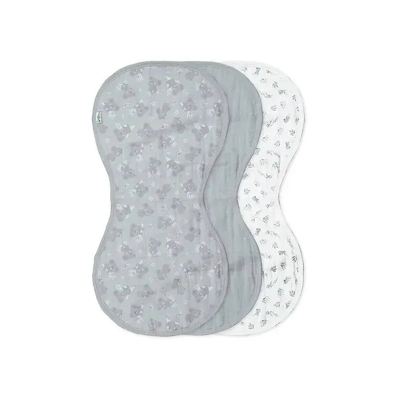 Iplay - 3Pk Muslin Burp Cloths Made From Organic Cotton, Gray Koala Image 1