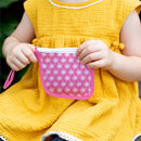 Iplay Baby - Reusable Snack Bags 2 Pack, Pink Flower Field, 6M Image 3