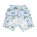 Iplay - Easy-Change Eco Swim Trunks, Light Blue Dinos Image 1