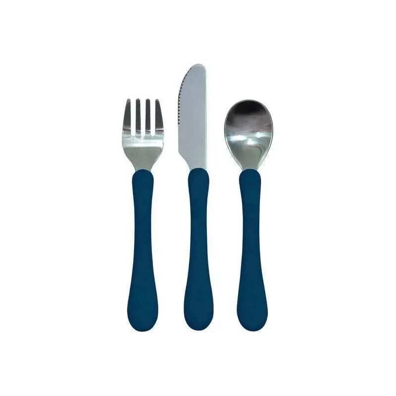 Iplay - Learning Cutlery Set, Navy, 12M Image 1