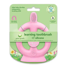 Iplay - Learning Toothbrush Made From Silicone, Pink, 9/18M Image 3