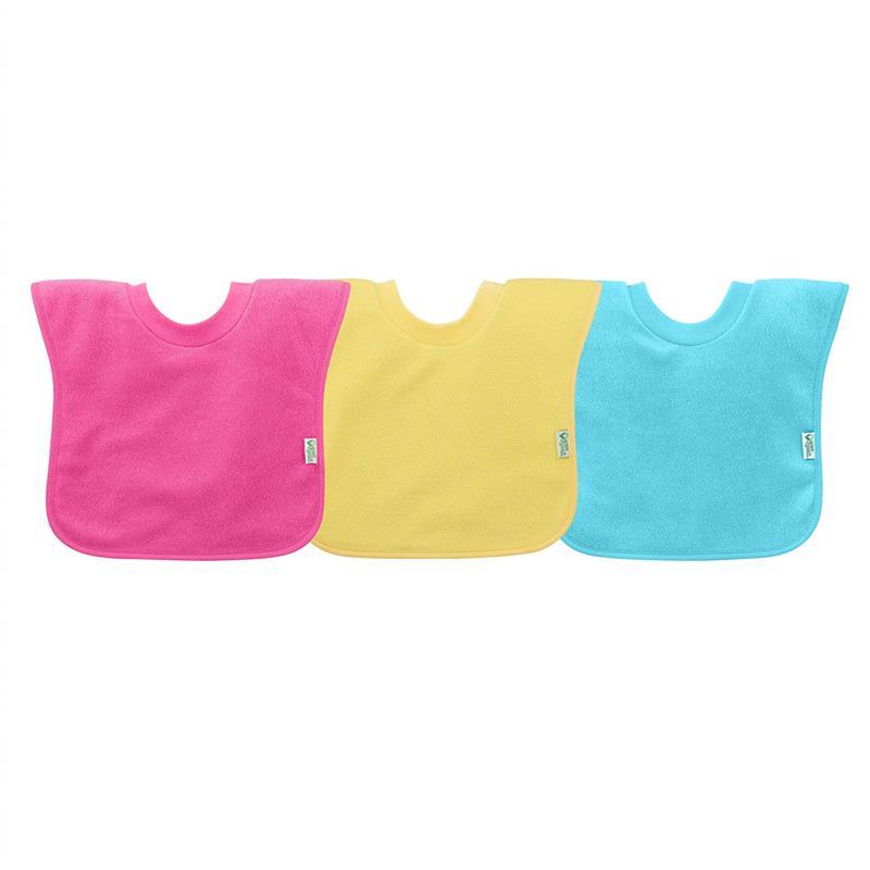 Iplay Pull-Over Stay-Dry Bibs (3Pk) - Pink Set Image 1