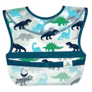 Iplay - Snap & Go Wipe-Off Bibs (3Pk), Blue Dinosaurs, 9-18 Months Image 4