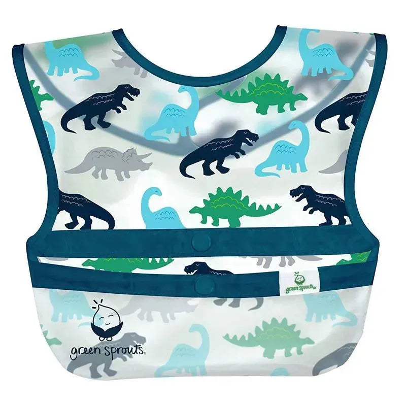 Iplay - Snap & Go Wipe-Off Bibs (3Pk), Blue Dinosaurs, 9-18 Months Image 4