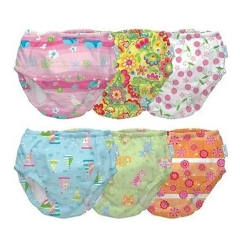 Iplay - Baby Girl Print Snap Reusable Swim Diaper Image 1