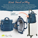 Itzy Ritzy - Dream Convertible Sapphire Starlight Diaper Bag Image 2