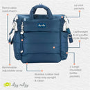 Itzy Ritzy - Dream Convertible Sapphire Starlight Diaper Bag Image 6