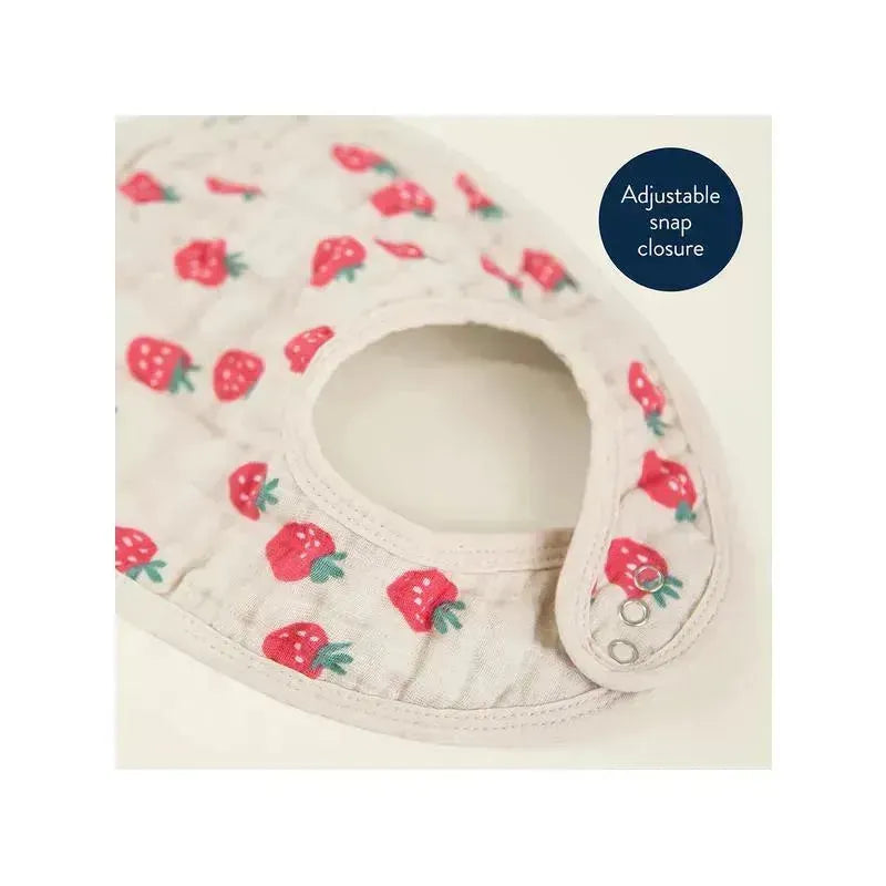 Itzy Ritzy - Itzy Bibs™, Strawberries + Cream  Image 3