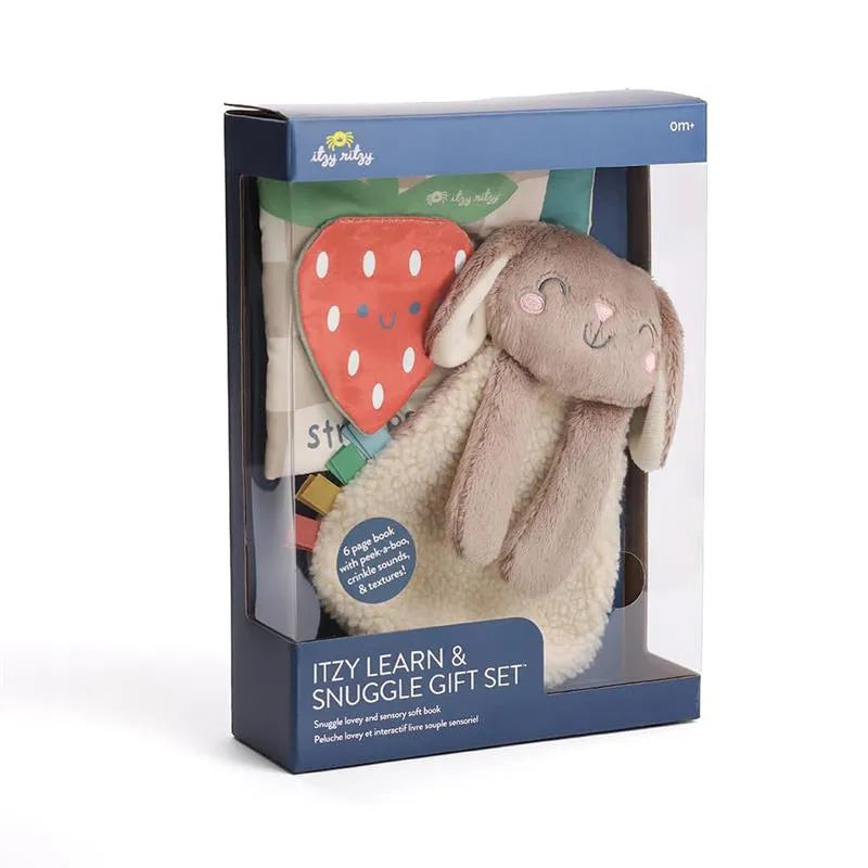 Itzy Ritzy - Itzy Learn & Snuggle Gitf Set, Bunny Image 5
