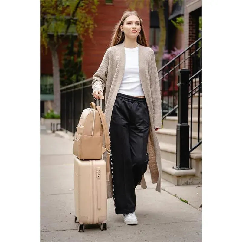 Itzy Ritzy - Itzy Ritzy Backpack, Chai Image 8