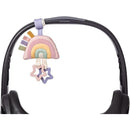Itzy Ritzy - Jingle Pink Rainbow Attachable Travel Toy Image 2