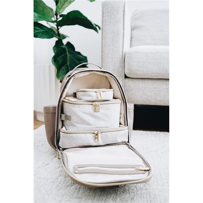 Itzy Ritzy - Diaper Bag Mini Backpack Vanilla Latte Image 6