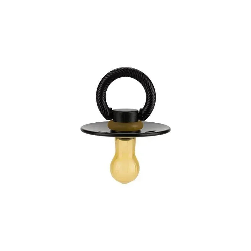 Itzy Ritzy - 2Pk Camo & Midnight Natural Rubber Pacifiers Image 4