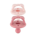 Itzy Ritzy - 2Pk Orthodontic Silicone Pacifiers Ballet Slipper & Primrose, 0/6M Image 4