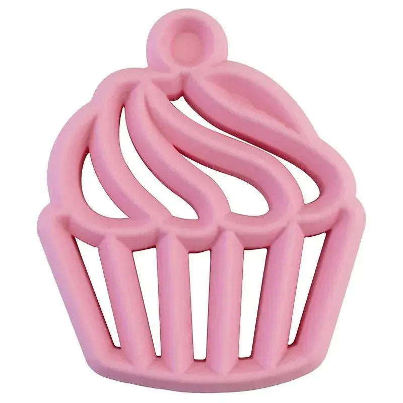 Itzy Ritzy - Silicone Teether, Cupcake Image 1