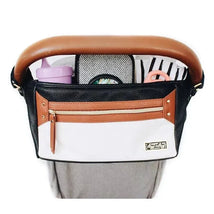 Itzy Ritzy - Stroller Caddy Coffee & Cream Image 1