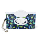 Itzy Ritzy - Travel Pouch Wipes Case Raining Dinos Image 3