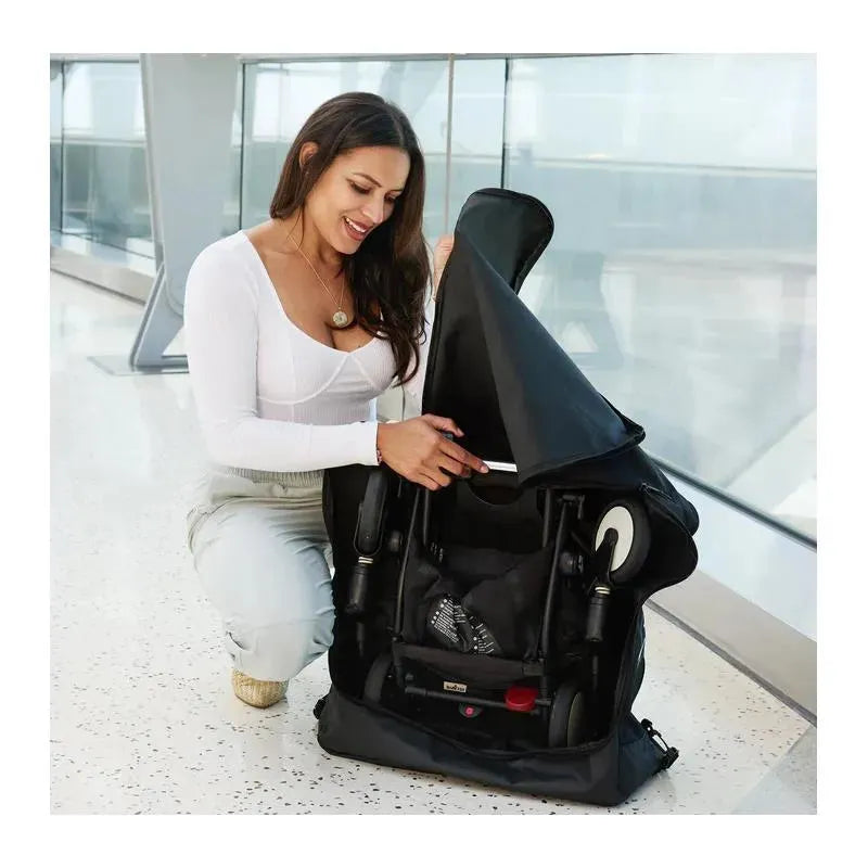 J.L. Childress - Compact Stroller Travel Bag Padded, Black Image 2