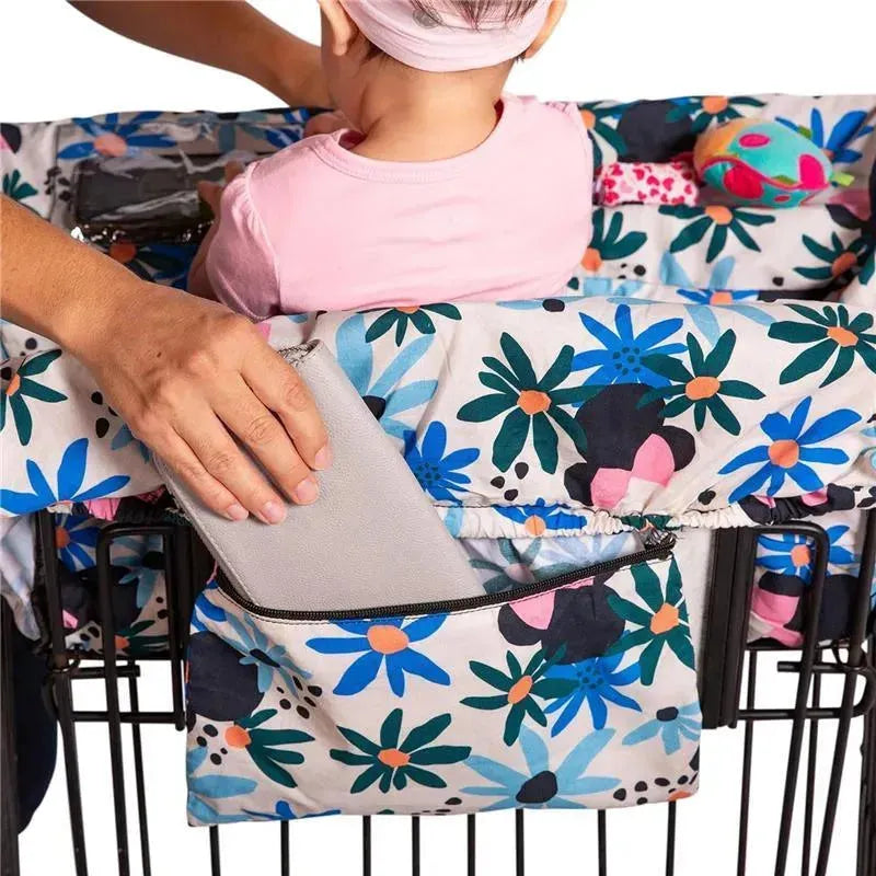 J.L. Childress - Shopping Cart & High Chair Cover for Baby to Toddler, Minnie Floral Image 4