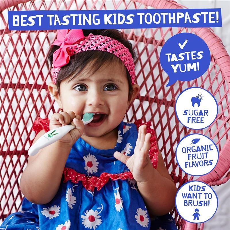 Jack N' Jill - Natural Toothpaste for Babies & Toddlers, Berries & Cream 1.76 Oz Image 4