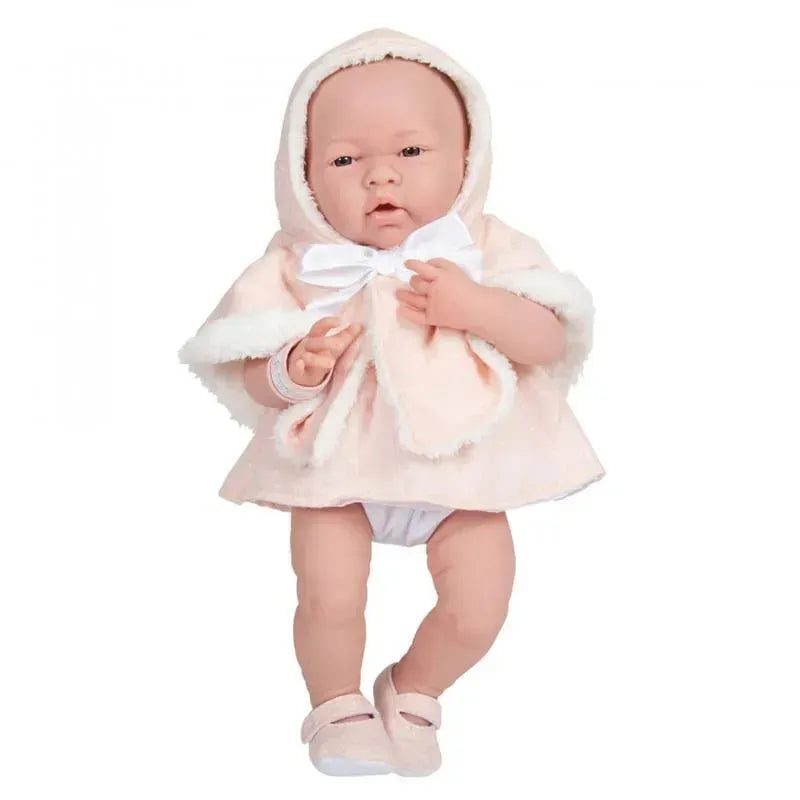 Jc Toys La Newborn All-Vinyl In Pink Coat And Outfit W/ Animal Friend Image 5