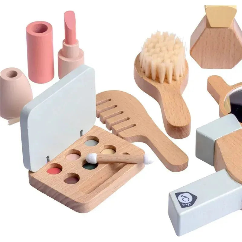JC Toys - Real Wood 10 Piece Personal Care-Make Up Set, Parfait Collection, Ages 3+, Twiggly Toys  Image 5
