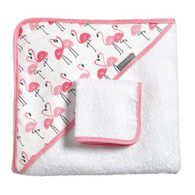 JJ Cole - Hooded Towel, Flamingos Image 1