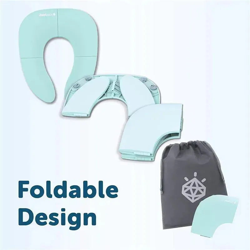 Jool Baby - Folding Travel Potty Seat, Aqua Image 4
