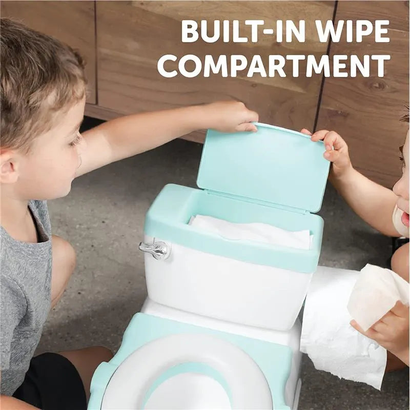Jool Baby - Real Feel Potty with Wipes Storage, Aqua Image 4