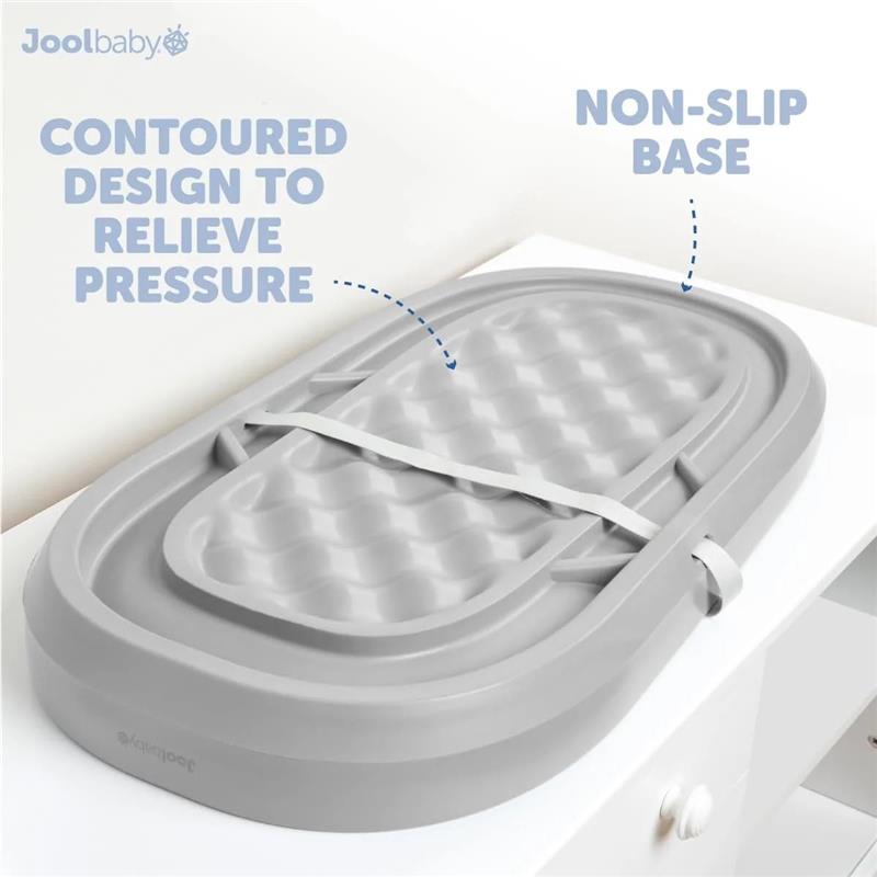 Jool Baby - Waterproof Changing Pad, Grey Image 2