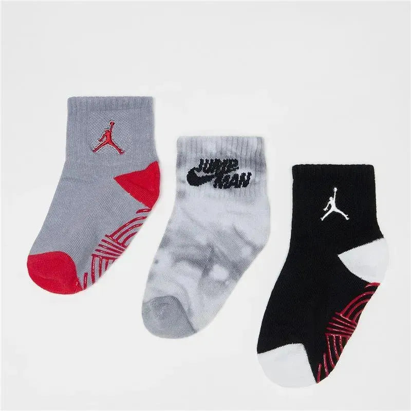 Jordan Baby - 3Pk Boy Socks Open Gripper Image 1