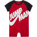 Jordan - Baby Boy Jumpman By Nike Romper, Gym Red Image 1