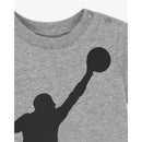 Jordan Baby Boy Jumpmen Romper, Carbon Heather Grey Image 3