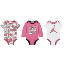 Jordan Baby - Girl Air Baby Girls Comic Bodysuit, Pink Image 2