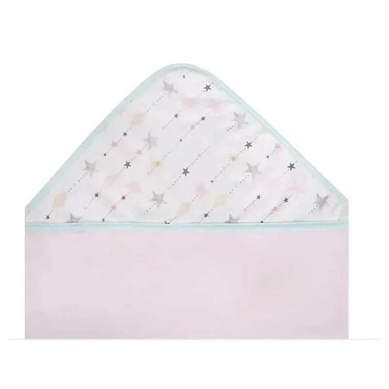 Just Born - 2Pk Love and Sugar Hooded Towels, Pink Image 5