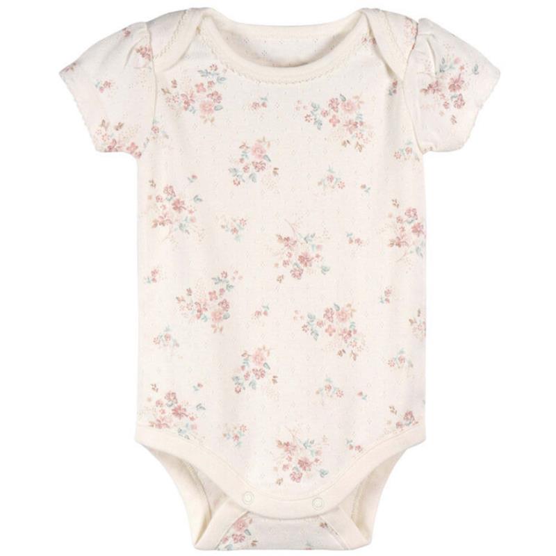 Just Born - 3Pk Baby Girl Kimono Bodysuit Pink Image 3