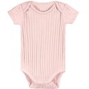 Just Born - 3Pk Baby Girl Kimono Bodysuit Pink Image 4