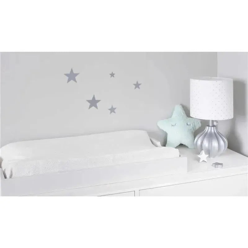 Just Born Sparkle Velboa Changing Pad Cover, Ivory Image 2