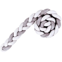 Kalencom - Braided Crib Bumper, Grey Image 1