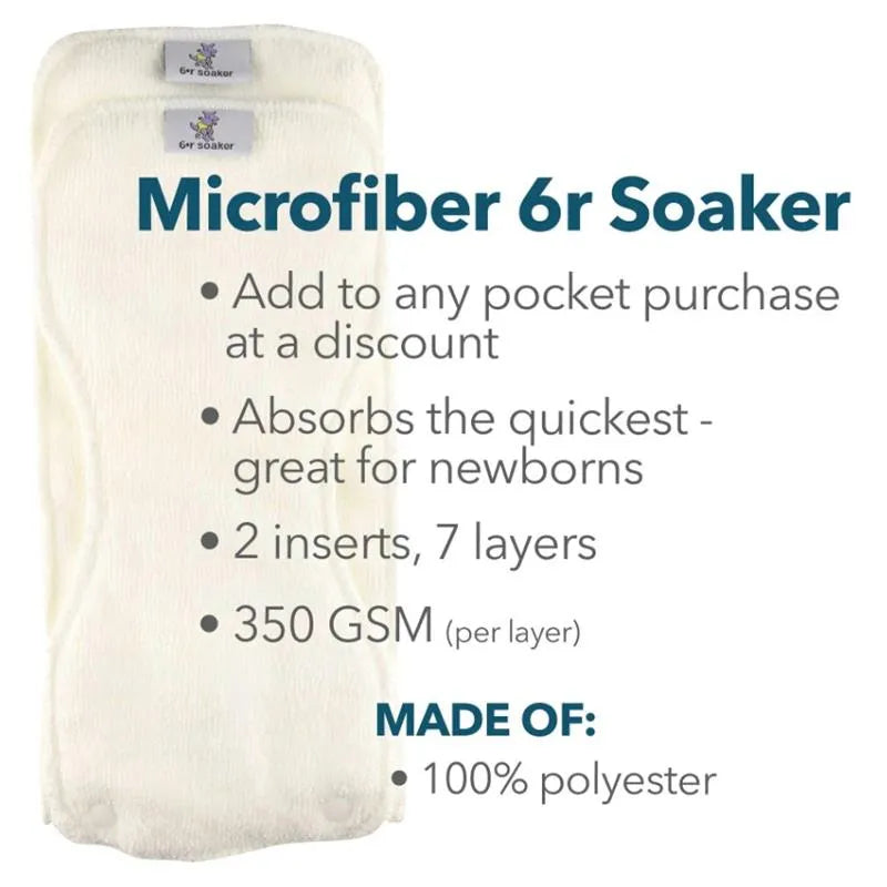Kanga Care - 6R Soaker Microfiber, 5 Pk Image 4