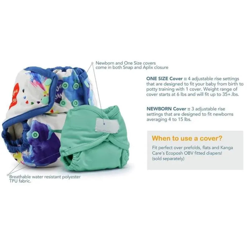 Kanga Care - Rumparooz One Size Cloth Diaper Covers, Clover Image 3