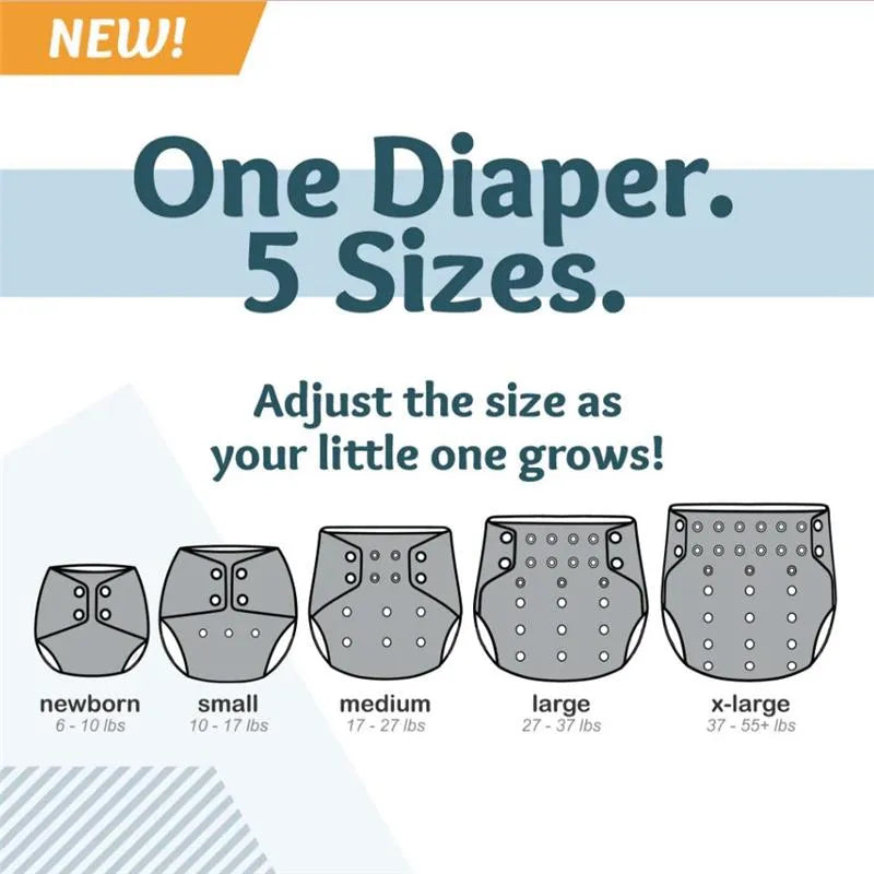 Kanga Care - Rumparooz G3 One Size Pocket Cloth Diaper, Sweet Seafoam Image 6
